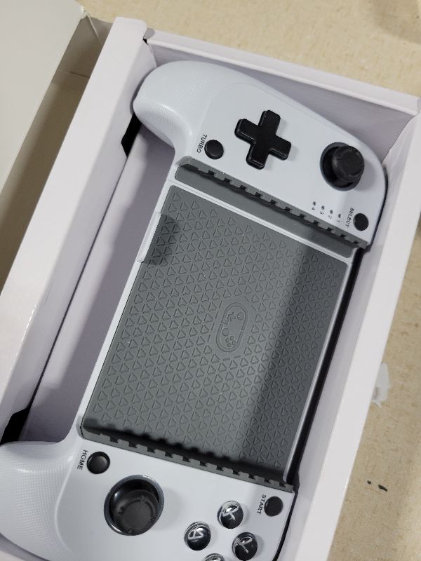 Photo 1 of ?Anti-Drift & Fast-Connect?Wireless Game Controller for iPhone/Android | Hall Joysticks Bluetooth Phone Controller, For Cloud Gaming, Genshin Impact, PUBG, Roblox, Call of Duty Mobile Gamers,White