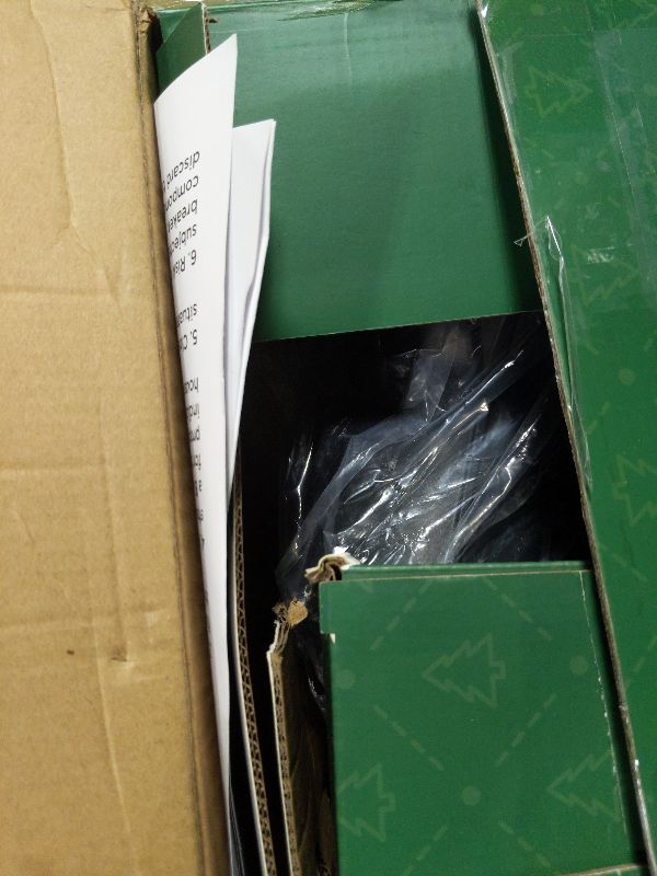 Photo 1 of (2025 Upgrade) Rotating Christmas Tree Stand with Remote Control, Stable 360 Revolving Tree Base Stand, Up to 7.5ft 90lb. Adjustable Christmas Tree Holder for Xmas Tree, Artificial Tree (Green)