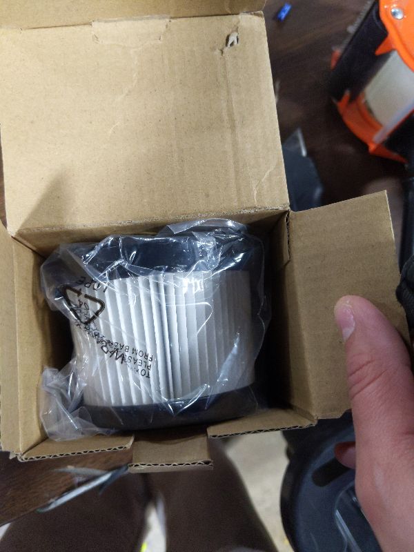 Photo 1 of 2 Pack DCV5011H HEPA Filter Compatible with DEWALT DCV501HB Cordless Handheld Vacuum, with 4 Foam Sleeve Filters & 1 Brush