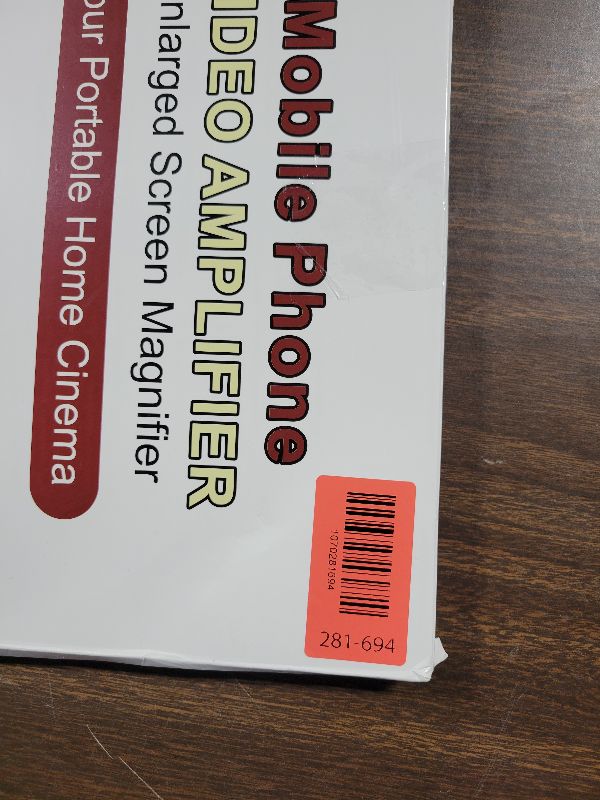 Photo 1 of 20" Screen Magnifier,3D HD Mobile Phone Magnifier Projector Screen for Movies, Videos, and Gaming,Foldable Phone Stand with Screen Amplifier,Supports All Smartphones (Black 20inch)