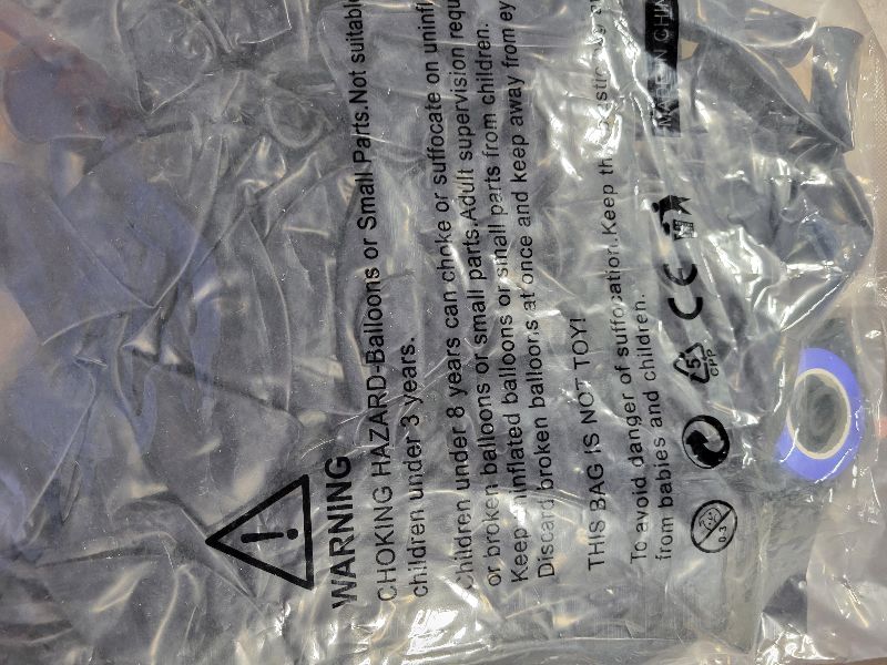 Photo 1 of 104pcs Black Balloons - 18/12/10/5 Inch Different size Black Latex Balloons Garland Arch for Birthday Wedding New Year's Eve Halloween Party Decoration