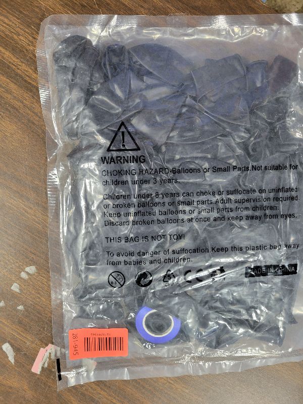 Photo 1 of 104pcs Black Balloons - 18/12/10/5 Inch Different size Black Latex Balloons Garland Arch for Birthday Wedding New Year's Eve Halloween Party Decoration