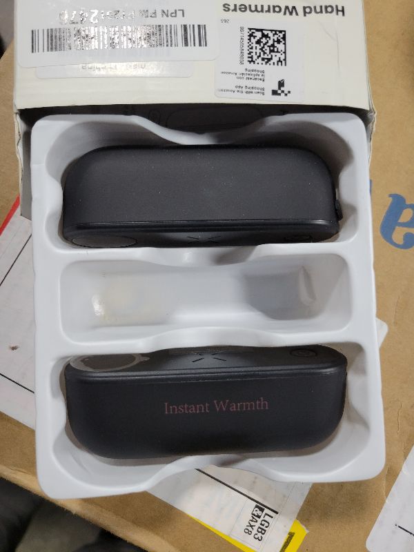 Photo 1 of 2 in 1 Hand Warmers Rechargeable, Magnetic Electric Hand Warmer 8000mAh USB-C, 3 Heat Levels up to 140°F, Quick Heating Portable Hand Warmers, Gifts for Raynaud’s, Golf, Camping, Outdoor Use(Black)