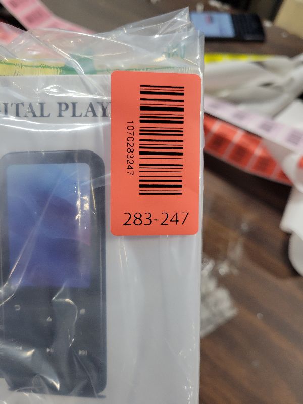 Photo 1 of 144GB MP3 Player, Bluetooth 5.2 Music Player, HiFi Sound Digital Music, Built-in HD Speaker, FM Radio, Voice Recorder, Earphones Included, MP3 Player for Friends, Kids, Students, Seniors (Black)