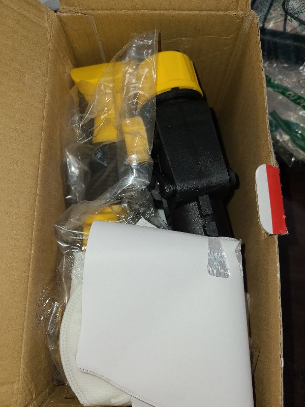 Photo 1 of 1000W Paint Sprayer with Cleaning & Blowing Joints,1400ml Cup Spray Paint Gun with Adjustable Flow Width,6 Nozzles and 3 Patterns,Yellow Paint Sprayer for House Painting,Easy to Clean