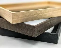 Photo 1 of  GVS-ART Solid Wood Grain Pattern Floating Frame for Stretched Canvas , 7/8" Deep,Real Solid Wood