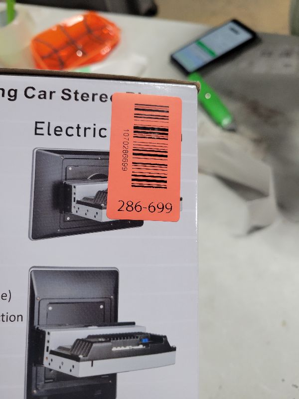 Photo 1 of 2G+64G Single Din Android Car Stereo 10.4 inch Rotatable Vertical Touch Screen Radio with Wireless Carplay & Android Auto/EQ Audio/Bluetooth/SWC/FM RDS