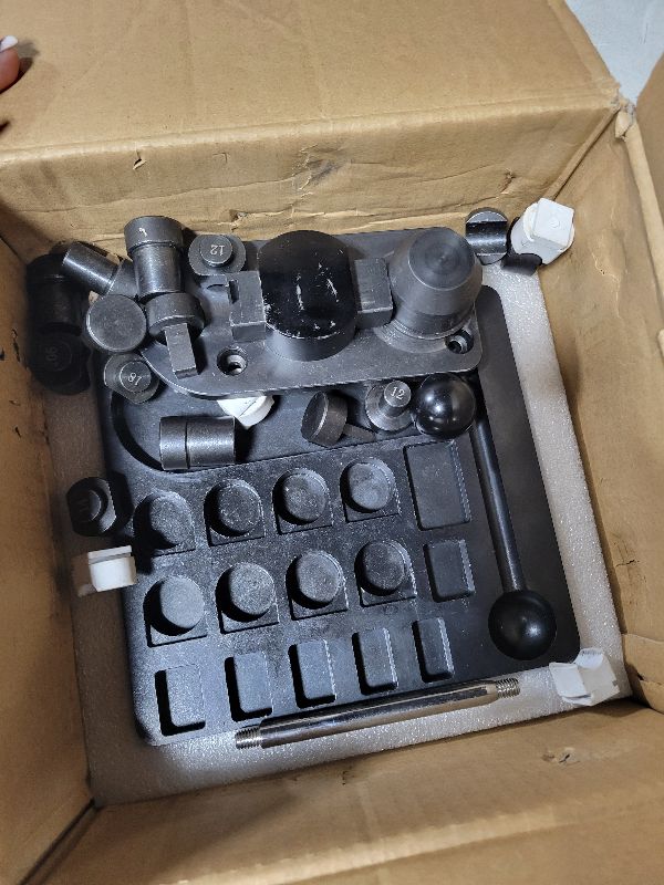 Photo 1 of 11 in 1 Ring Bender Ring Bending Tool for Spoon Rings Upgraded Jewelry Making Kit with Jewelry Saw Frame Nylon Dies 2 Ring Blanks Bending Maker Machine Sizer Measuring Tool