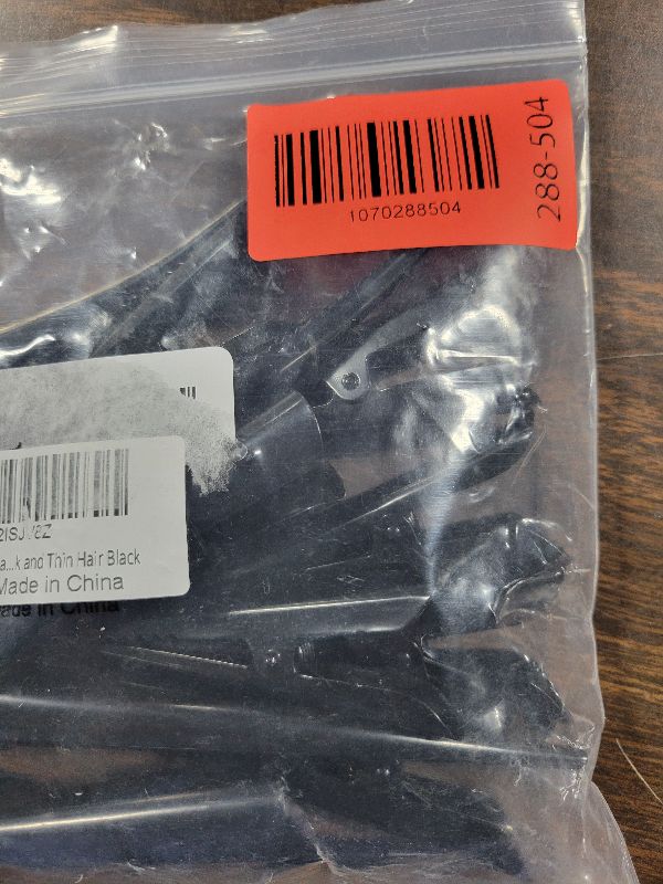 Photo 1 of 12 Pack Alligator Hair Clips for Styling Sectioning Salon Hairstyle, GLAMFIELDS 5 inch Non-Slip Black Duckbill Metal Teeth Clips for Women Girls Thick Hair