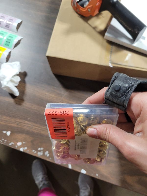 Photo 1 of 160 Pcs Snap Buttons, Fasteners Kit 15mm Stainless Steel Marine Grade Boat Canvas Snaps, 3/8" Socket Metal for Clothing Leather Boat Cover Fabric (Gold)