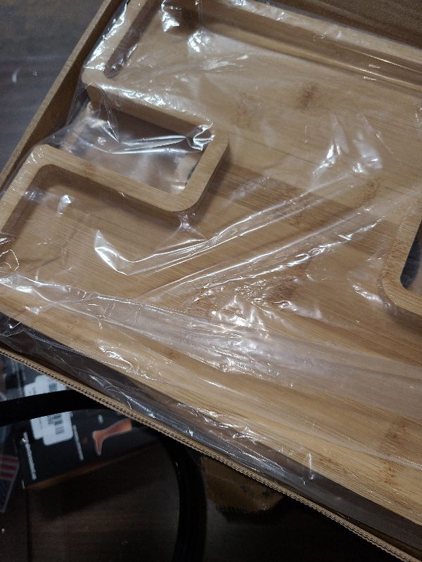 Photo 1 of 2 Pcs H O Christmas Letters Charcuterie Board Wooden Letters serving Platter Snack Serving Tray for Food Fruit Bread Cake Cookies Candy Christmas Serving Tray for Home Party Decor