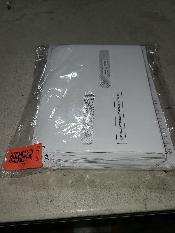 Photo 1 of 100 W2 Forms 2025 with Envelopes, Blank W2 4 UP Tax Forms, Compatible with QuickBooks, Sage and other programs, Ideal for E-Filing, Laser or Inkjet Printers, 100 Sheets and 100 Self Seal Envelopes