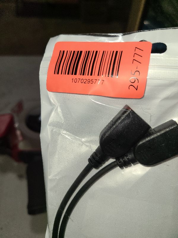 Photo 1 of ?2025 Upgraded? USB 2.0 A Male to 2 Dual USB Female Jack Y Splitter Hub Power Cord Extension Adapter Cable(Not Supporting CarPlay and Android Auto)