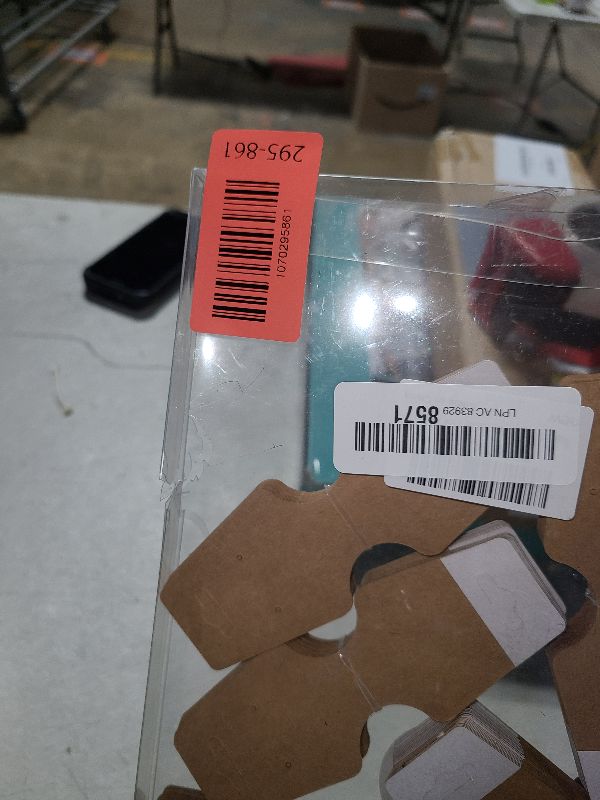 Photo 1 of 200PCS Bracelet Display Cards Necklace Holder Cards Self Adhesive Jewelry Packaging Selling Card for Small Business (Brown, 1.8x4.7 inches)