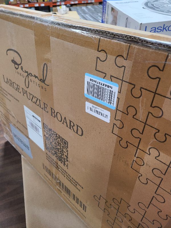 Photo 1 of 1000 Piece Rotating Puzzle Board with Drawers and Cover - 4 Drawers, Wooden Jigsaw Puzzle Table | 30” X 22”| Jigsaw Puzzle Board - Portable Puzzle Tables for Adults and Kids by Beyond Innoventions