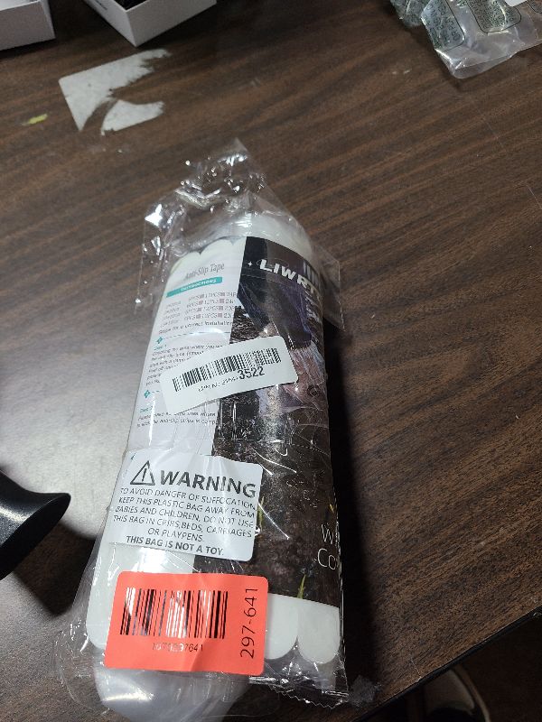 Photo 1 of 10 Pairs Waterproof Shoe Covers Disposable, 20 Anti-Slip Strips Included for Maximum Traction, Non-Slip Overshoes for Rain & Snow, Heavy Duty Plastic Boot Protectors for Men Women by LIWRTCX (Adult)