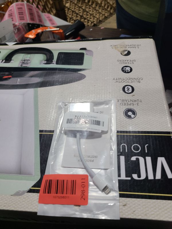 Photo 1 of [Apple MFi Certified] Lightning to USB Camera Adapter with Charging Port, Portable USB3.0 Female OTG Cable Adapter for Select iPhone, iPad Models, Support Card Reader, USB Flash Drive, Plug and Play