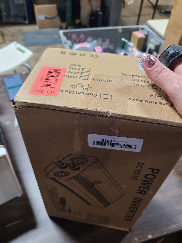 Photo 1 of 1500W Pure Sine Wave Inverter, 12V/24V Auto-Detect, 50Hz/60Hz Switchable, LCD Display, Type-C Fast Charging, Silent Design, Overload & Overheat Protection for RV, Home