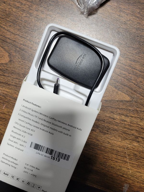 Photo 1 of 2025 Upgraded Wireless CarPlay and Android Auto Adapter -Built in YouTube Support TF Card,Magic Car Play AI Box Convert Wired to Wireless Dongle, Apple Carplay Adapter for Cars from 2016