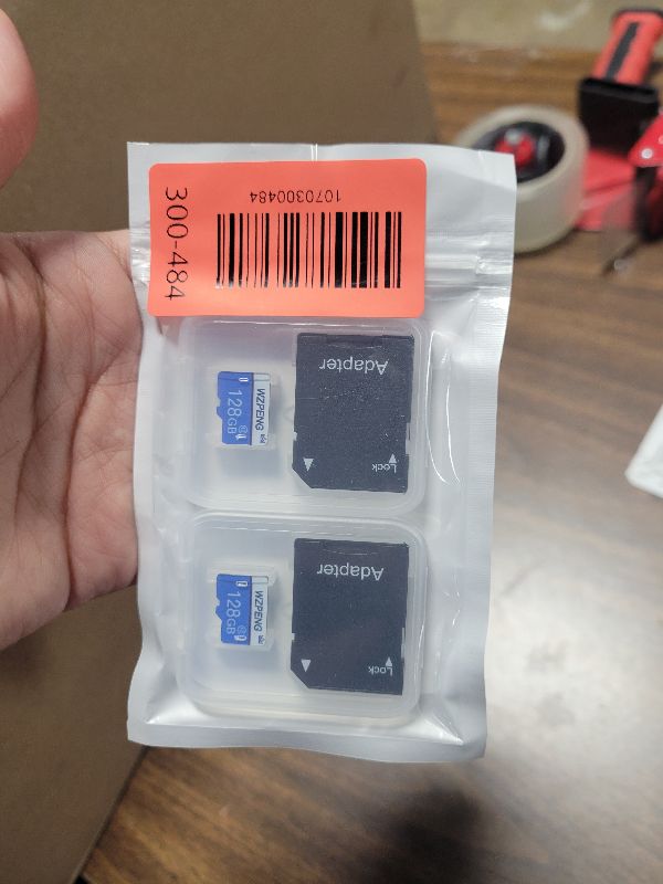 Photo 1 of 128GB Micro Sd Card Class 10 Memory Card with sd Adapter Fast Speed TF Card for Tablet/Mobile Phone/Camera -2PCS