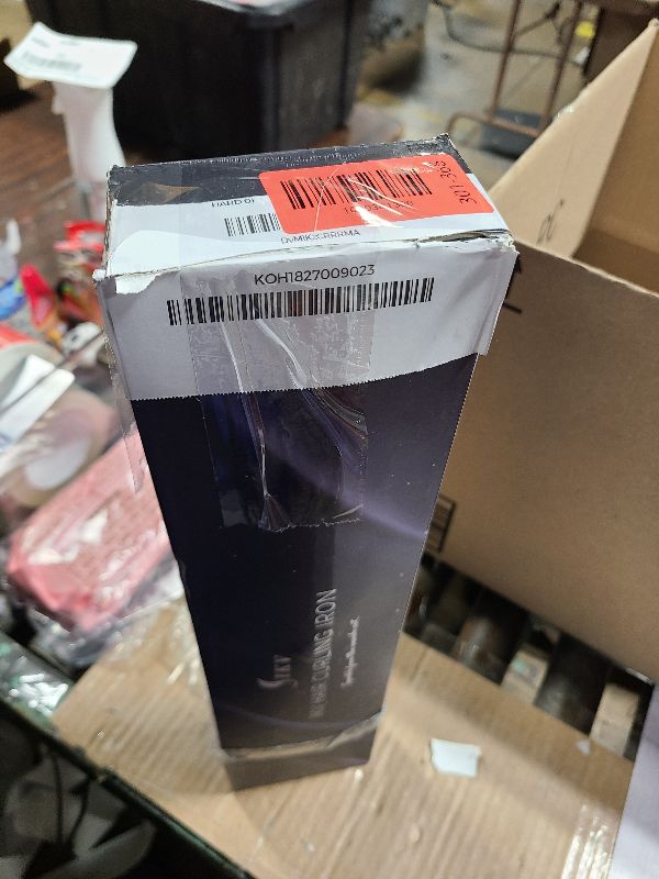 Photo 1 of 1 Inch Extra Long Barrel Curling Iron, Ceramic Tourmaline Curling Wand Professional Dual Voltage