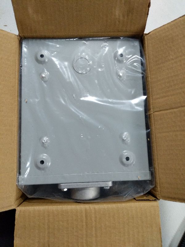 Photo 1 of 100 Amp Meter Socket, 4 Jaw Meter Base, 600V 3 Wire Ring Type, with Horn Bypass Meter Cover Plate, Suitable for Overhead/Underground Feed