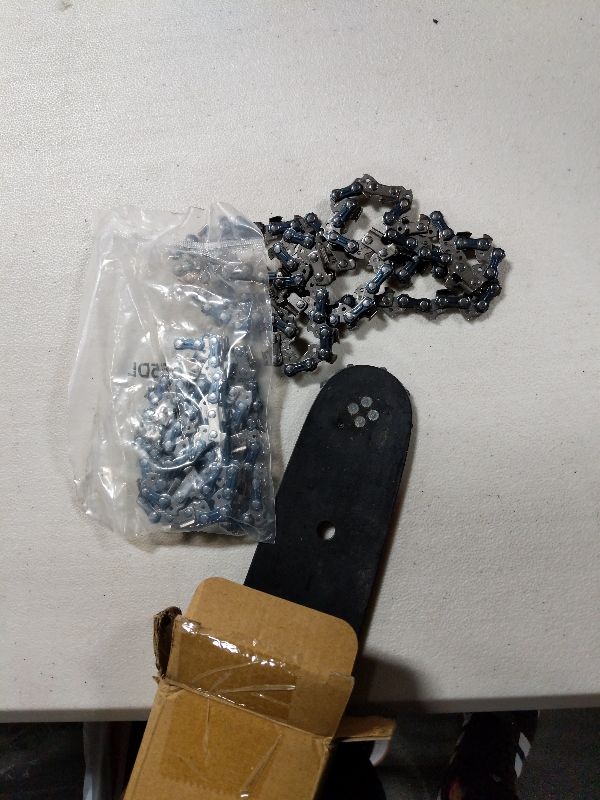 Photo 1 of ?16 Inch Chainsaw Bar & Chain Combo - 3/8"LP Pitch .043" Gauge 55 Drive Links Fits MS170/MS180c/Stihl MS170 Bar?/16 Chainsaw Chain? - Complete Saw Chain Kit?3 Chains + 1 Bar + 1 File + 1 Gloves?
