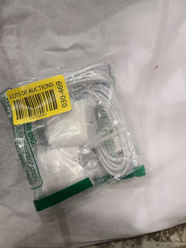 Photo 1 of 2-Pack iPhone 15 14 13 12 11 Fast Charger,?MFi Certified? 20W PD USB C Charger Block with 6ft Lightning Cable for iPhone 14 13 12 11 XR XS X 8 iPad AirPods (USB C Charger Cable Not Included)