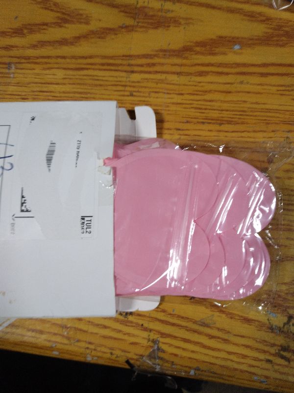 Photo 1 of 100 Pcs Heart-Shaped Jewelry Bags Valentine Gift Bags Small Heart Bag Pink Resealable Ziplock Bag Plastic Cute Jewelry Organizer Gift Wrapping Supplies for Valentine's Day Wedding Small Business