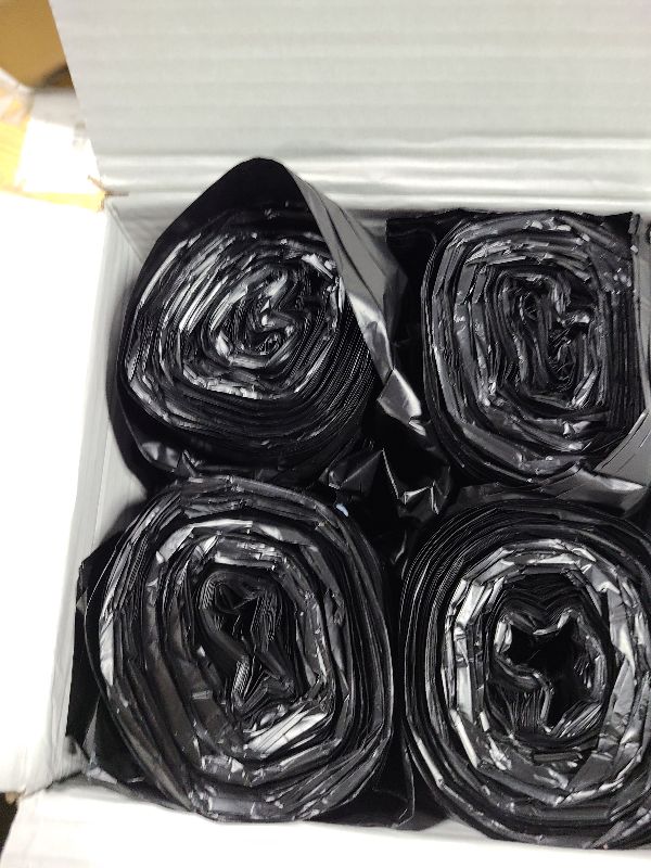 Photo 1 of 100 Count 55-60 Gallon Trash Bags, Sturdy & Tear-Resistant Commercial Can Liners 55 Gallon, Large Garbage Bags, Large Black Trash Bags for Commercial, Lawn and Leaf Bags