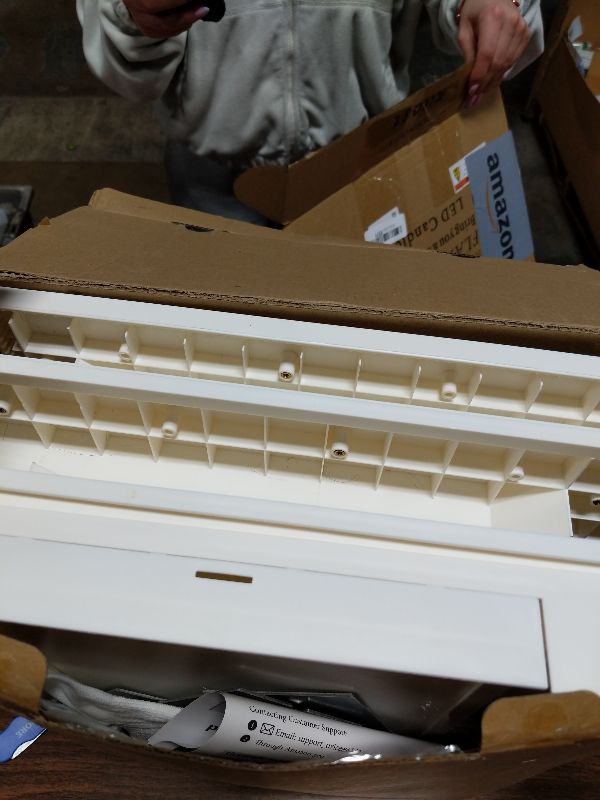 Photo 1 of 1500 Pieces Puzzle Board with Drawers and Cover,35"x27"Portable Jigsaw Puzzle Table for Adults Puzzle Tables with Drawers