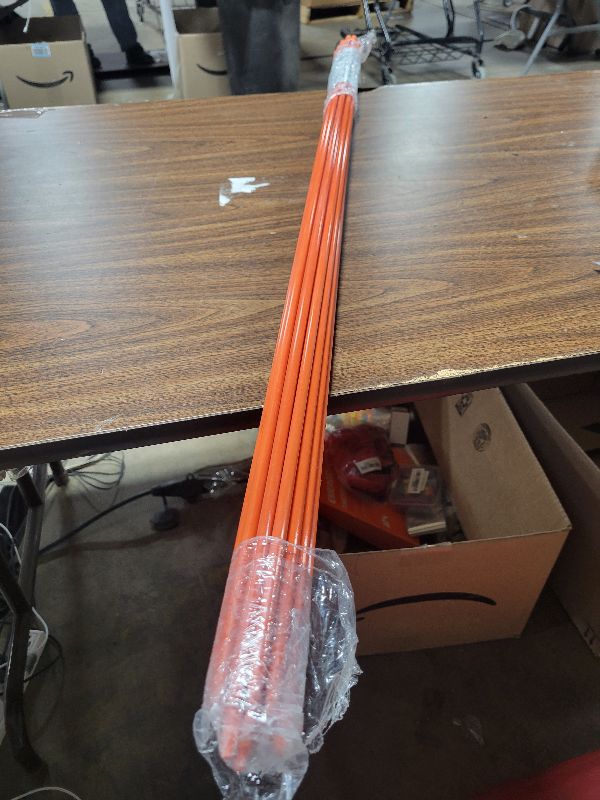 Photo 1 of 100-2500 Pack 48 Inch Driveway Markers 1/4 Inch Dia - with 12" Install Drill Bit, Snow Stakes, Snow Plow Markers, Snow Poles, Rods (100)