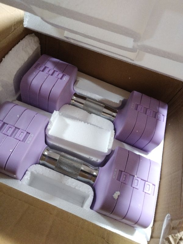 Photo 1 of 15LB 20LB 40LB 50LB Adjustable Dumbbell Set Free Weights Dumbbells Set for Women Men Hand Weights Sets Adjust Dumbbell Weight Sets for Gym Exercise Workout Strength Equipments