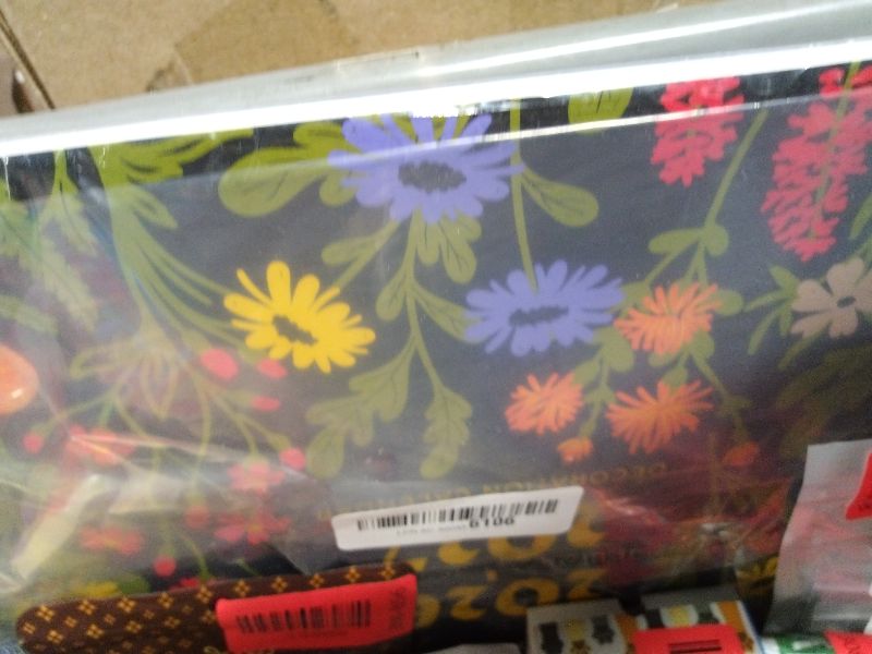 Photo 1 of 2026 Calendar, Cabbrix Wall Calendar 2026, 18 Months Calendar Runs From January 2026 - June 2027, 15" x 12", Twin-Wire Binding, Hanging Hook, Floral Design