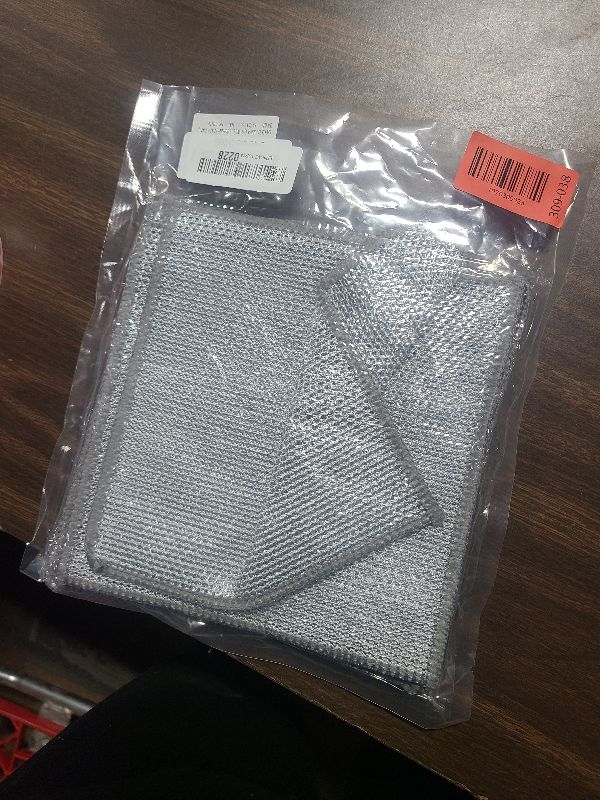 Photo 1 of 12PCS Double-Layer Wire Dishcloth, Non-Scratch Wire Dishwashing Rags, Multipurpose Wire Cleaning Cloths for Home/Kitchen(7.87''x7.87'')