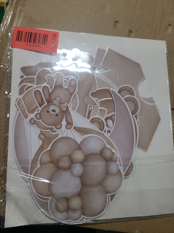 Photo 1 of 16Pcs We Can Bearly Wait Centerpieces for Baby Shower Decorations Bear Baby Shower for Boys Birthday Party Supplies (brown)