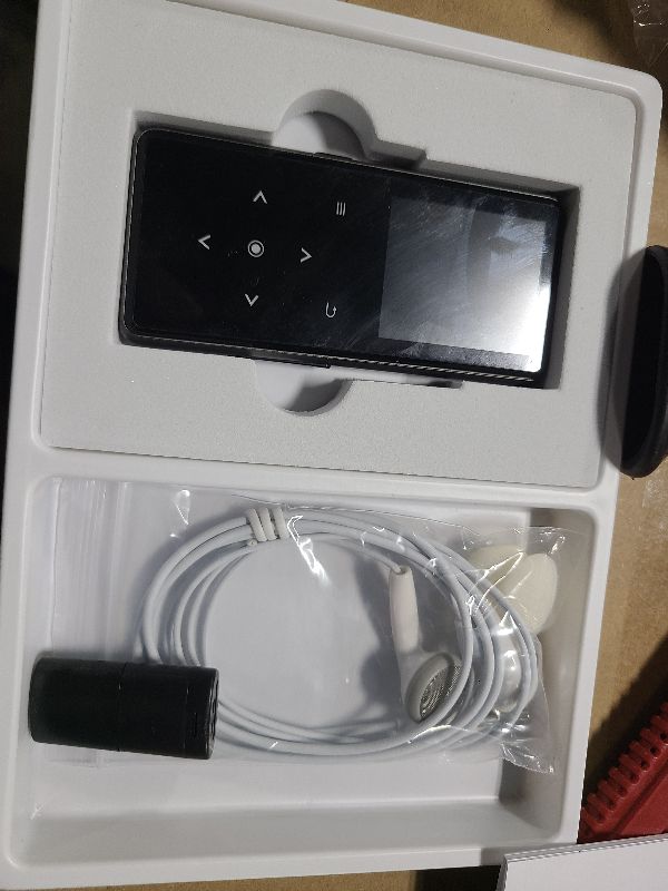 Photo 1 of 128GB MP3 Player with Bluetooth, AiMoonsa Music Player with Built-in HD Speaker, FM Radio, Voice Recorder, HiFi Sound