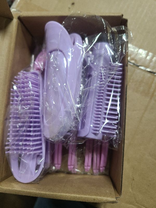 Photo 1 of 11pcs purple Hair Root Fluffy Clip, Hair Styling DIY Tools Volumizing Root Clips Wind Shaping Styling Comb, Puffy Lazy Hair Clip, Duck Bill Clips ?Expansion and contraction hair clip comb