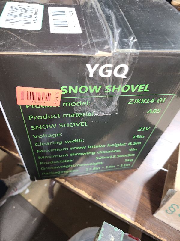 Photo 1 of 13" Cordless Snow Shovel (Apple Green)