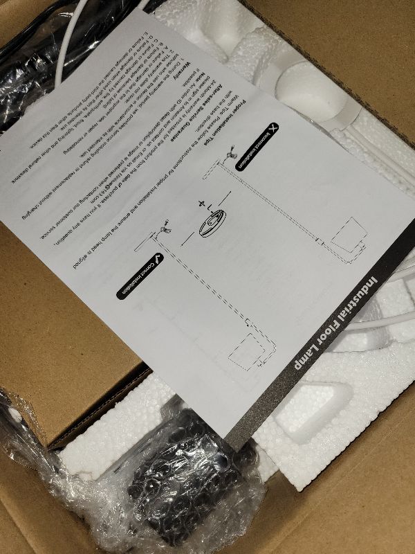 Photo 1 of ?Upgraded? Dimmable Floor Lamp, 1000 Lumens LED Edison Bulb Included, Arc Floor Lamps for Living Room Modern Standing Lamp with Linen Shade, Tall Lamp for Bedroom Office Dining Room- Black