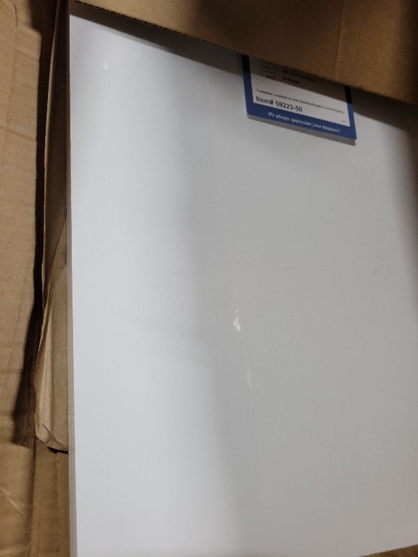 Photo 1 of 13" x 19" Cardstock Sheets For Inkjet or Laser Printers - Heavy 80lb Cover Matte Finish White - Great for Flyers, Posters, Covers (50 Sheets)