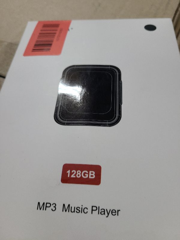 Photo 1 of 128GB MP3 Player with Bluetooth 5.3, Portable Digital Lossless Music Player with Built-in Speaker, 2.0 in Full Touch Screen, HiFi Sound, FM Radio, Voice Recorder, Earphones Included