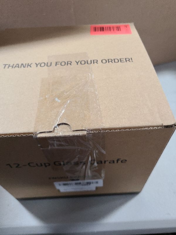 Photo 1 of 12-Cup Replacement Glass Coffee Carafe Compatible with Mr. Coffee LMX, TP, MMX, and MSX series coffeemakers