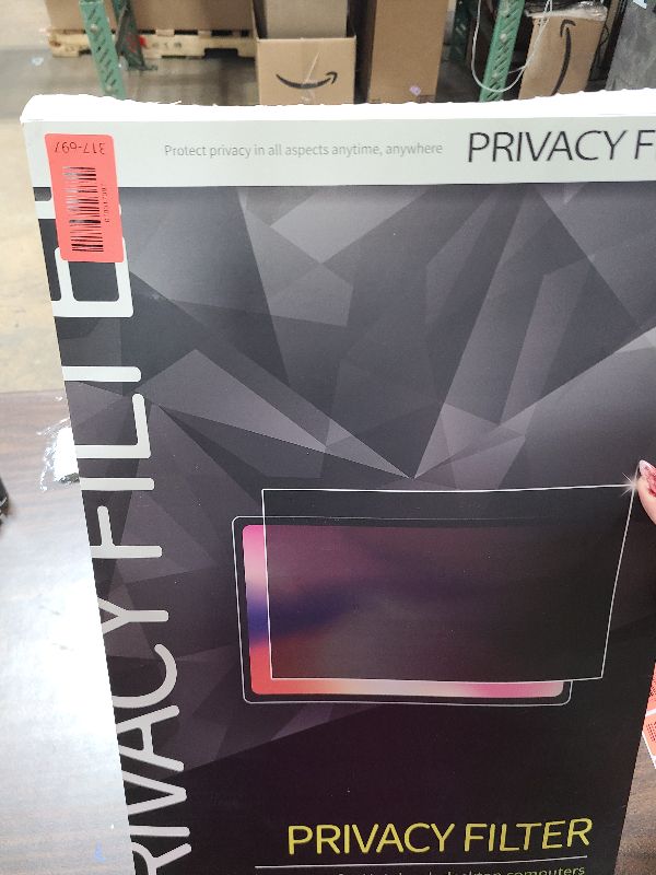 Photo 1 of 24 Inch Privacy Screen for Monitor - Anti Glare, Blue Light Blocking, Eye Protection Anti-Spy Filter - Fits 16:9 Aspect Ratio, Computer Screen Privacy Filter, Removable & Anti-Scratch(2-Pack)