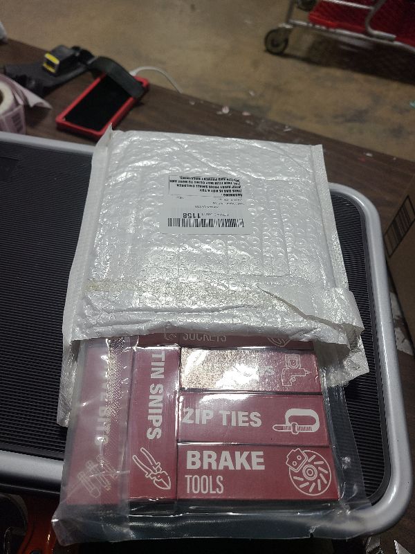 Photo 1 of 100 PCS Magnetic Toolbox Labels, Tool Chest Organizer with 4 Blank Tags, Strong Magnets with Icons for Tool Drawers, 3" x 1" Red