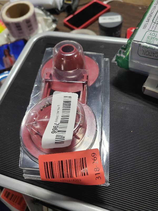 Photo 1 of 2 Pack 2-Inch Toilet Flapper Replacement Kit, Universal Flush Valve Flapper – Fits Kohler, Toto & American Standard, Water-Saving Rubber with Stainless Steel Chain & Hook, Easy to Install (Red)