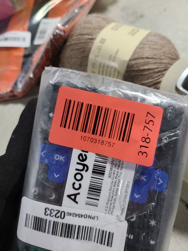 Photo 1 of (Pack of 2) Replacement Remote Control Only for Roku TV, Compatible for TCL Roku/Hisense Roku/Onn Roku/Sharp Roku/Element Roku/Westinghouse Roku/Philips Roku Smart TVs (Not for Roku Stick and Box)