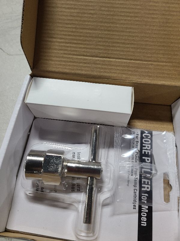 View 2 of 1222 Replacement Cartridge with Removal Tool 104421 for Moen, Compatible with One Hanlde Posi Temp Faucets