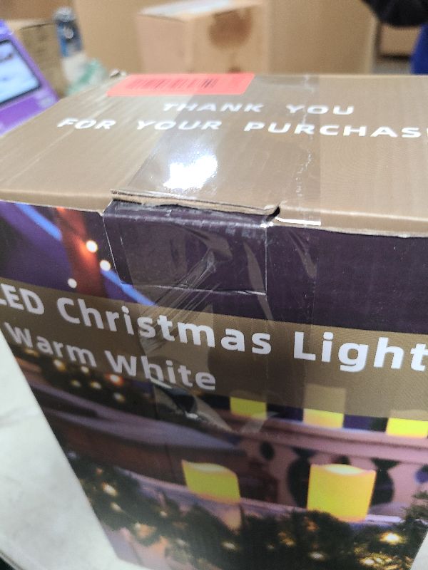 Photo 1 of 1500 LED 470FT Christmas String Lights, 12 Modes and Timer Memory Dimmable, Plug in Outdoor Waterproof Clear Wire Twinkle Fairy Light for for Xmas Yard Tree Wedding Party Outside Decor (Warm White)