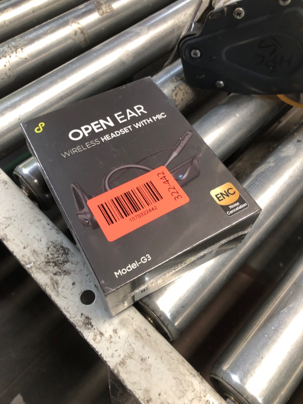 Photo 1 of ***FACTORY SEALED*** Open Ear Headphones with Mic, 29g Bluetooth Headset, Sweat Resistant,12Hrs, Dual Connect, Wireless Bluetooth Headphones with Noise Cancelling Microphone & Mute, for Work, Workout, Driving, Call, Black